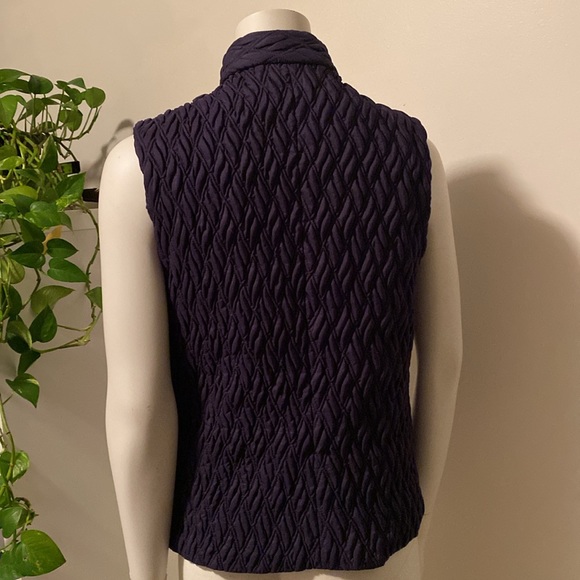 Taylor Brooke  Vest M. Zipper Ftont Exc Shape - Picture 4 of 10